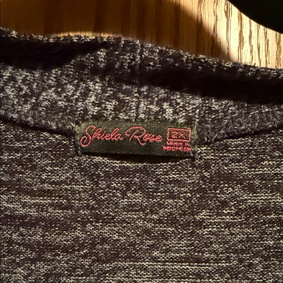 Gray Women's Batwing Cardigan - Picture 2 of 4